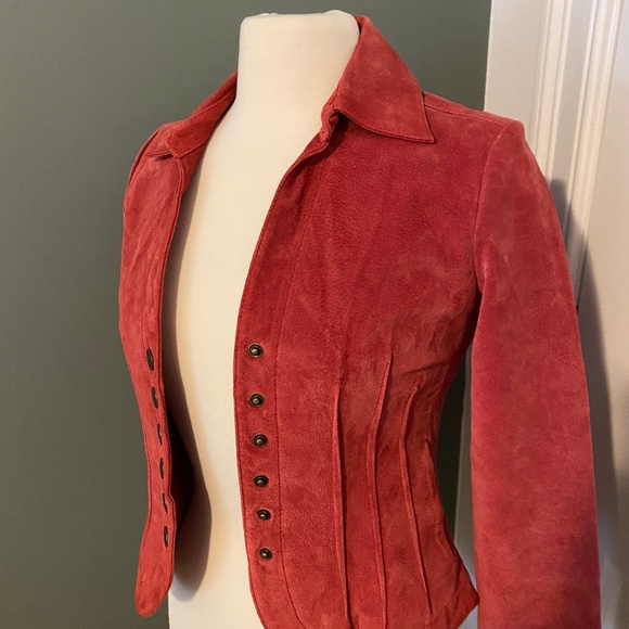 Red Suede Jacket - Picture 3 of 13